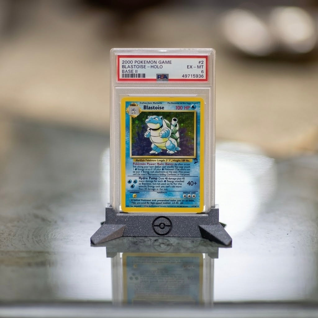 graded card stands PSA & CGC Display Stand Unit:Blitz Decks Display Weiß Schwarz - Premium Kamigawa Neon Dynasty while the inside dimensions