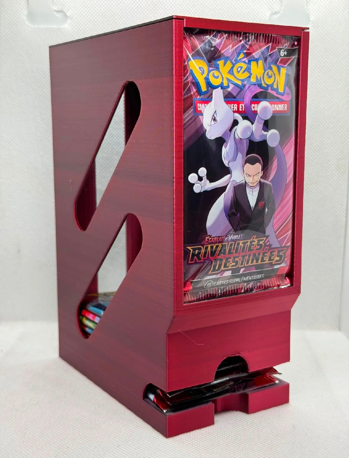 Booster Pack Dispenser | 3D Printed Trading Card Organizer | Pokémon, One Piece & TCG