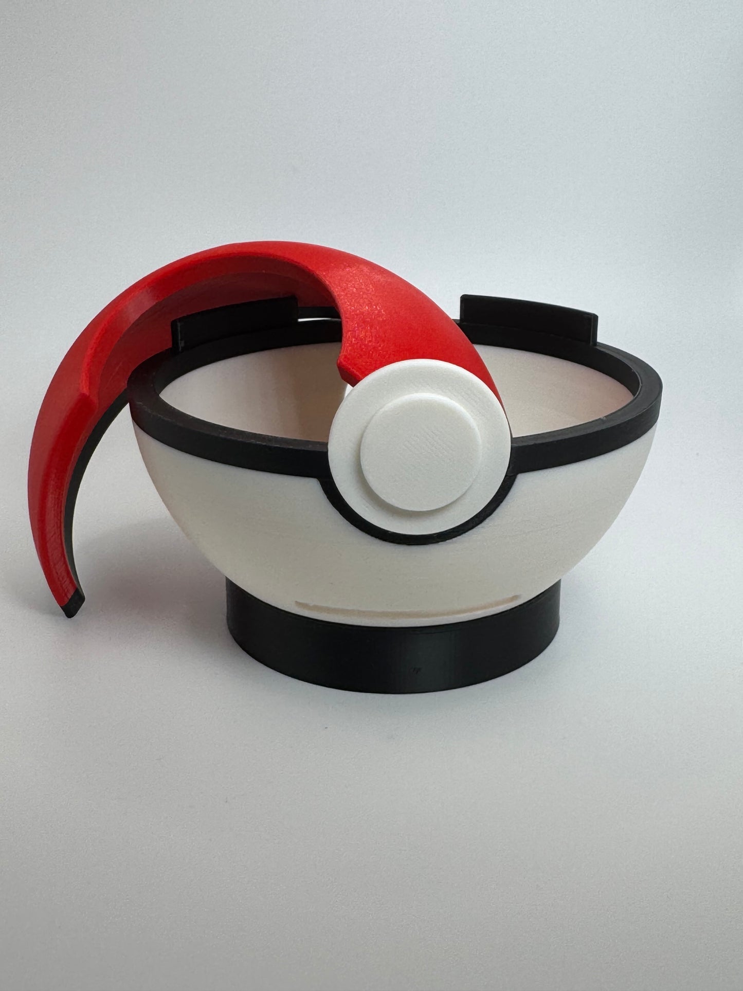 Pokémon Poké Ball Dock for Amazon Echo Dot 5th Gen | 3D Printed Alexa Speaker Stand | Gaming Room Decor