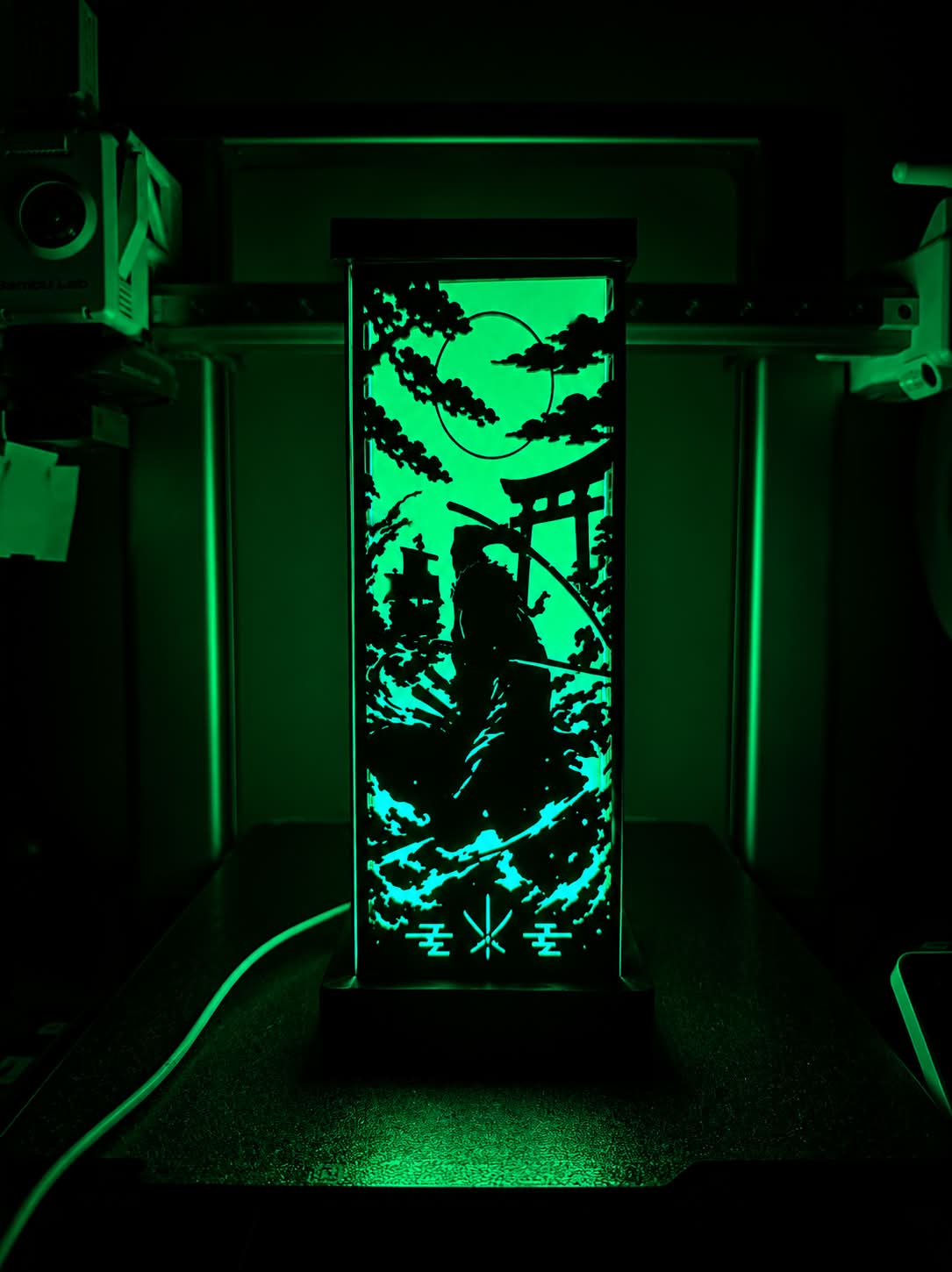 Lampada LED One Piece 3D | Luffy, Zoro e Sanji | Decorazione Anime da Scrivania