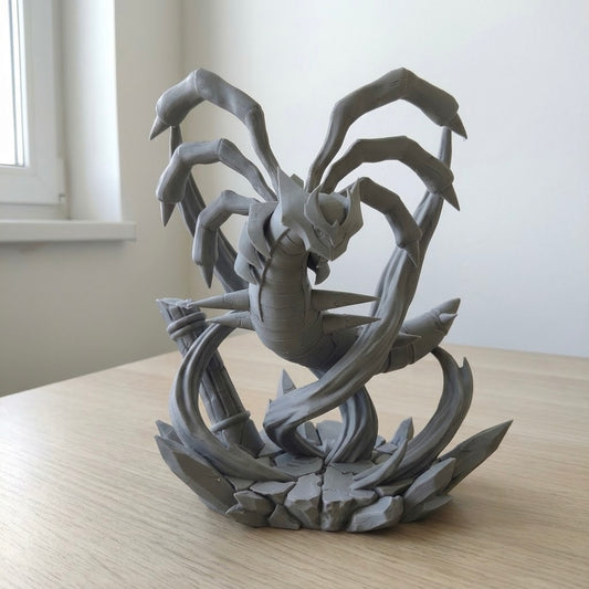 Giratina Origin Form Diorama Statue Premium 3D Printed Pokémon Collectible Display Figure