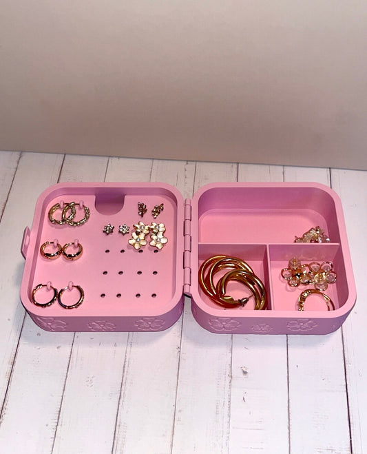 Cherry Blossom Jewelry Box | 3D Printed Jewelry Organizer & Earring Storage