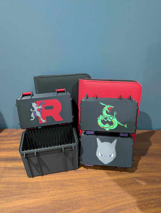 Pokémon Toploader & PSA Graded Card Storage Box | 3D Printed Organizer