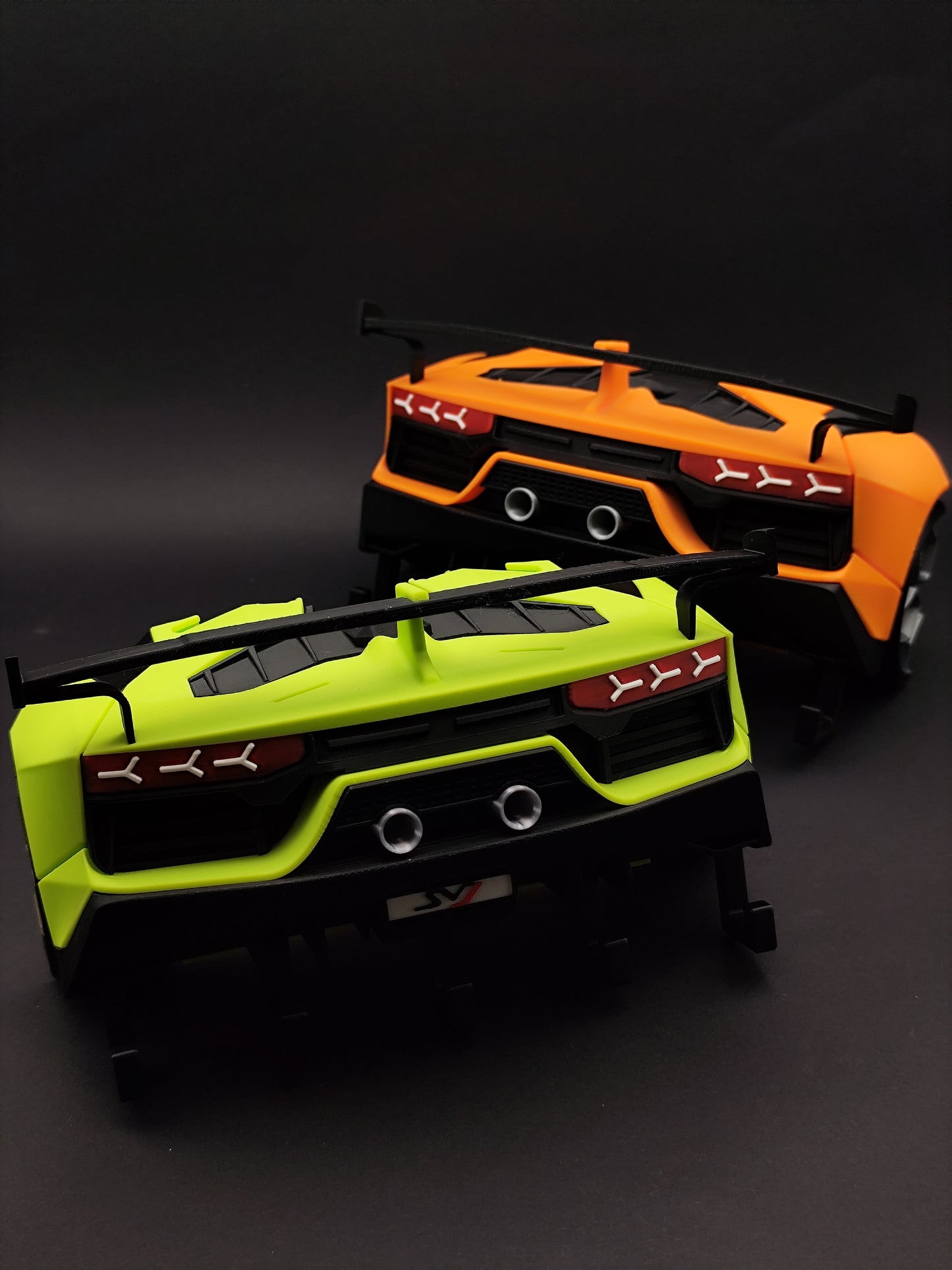 Aventador Rear Wall Key Holder | Sports Car Key Rack | 3D Printed Organizer | Supercar Wall Decor