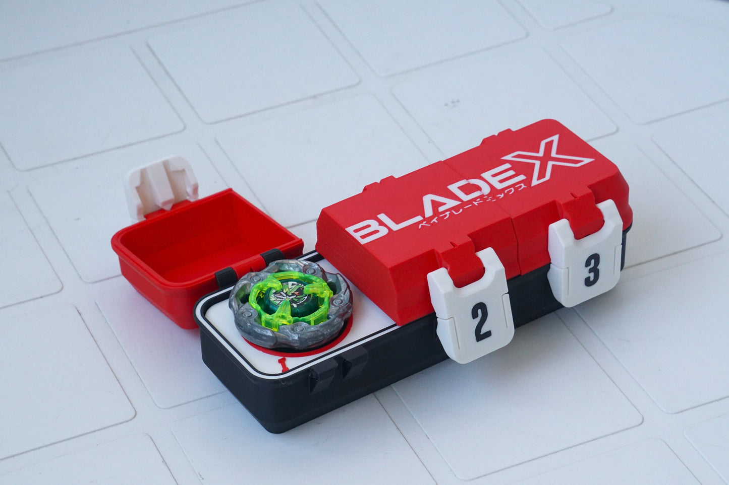 Beyblade X Organizer Storage Case for 3 Tops – Premium Storage Box