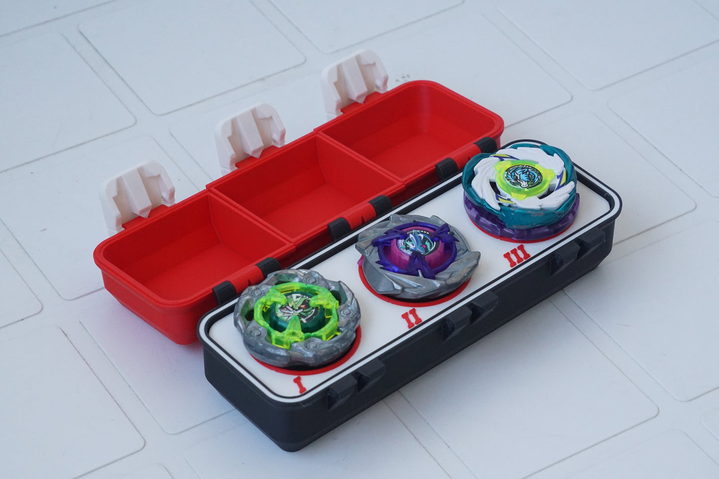 Beyblade X Organizer Storage Case for 3 Tops – Premium Storage Box