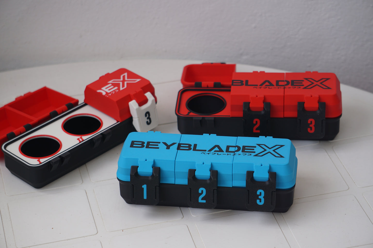 Beyblade X Organizer Storage Case for 3 Tops – Premium Storage Box