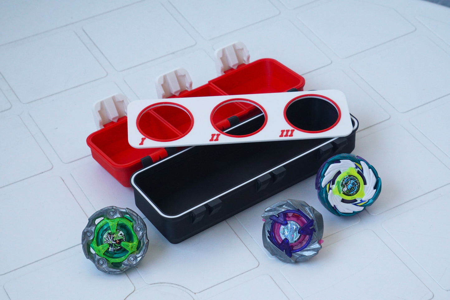 Beyblade X Organizer Storage Case for 3 Tops – Premium Storage Box