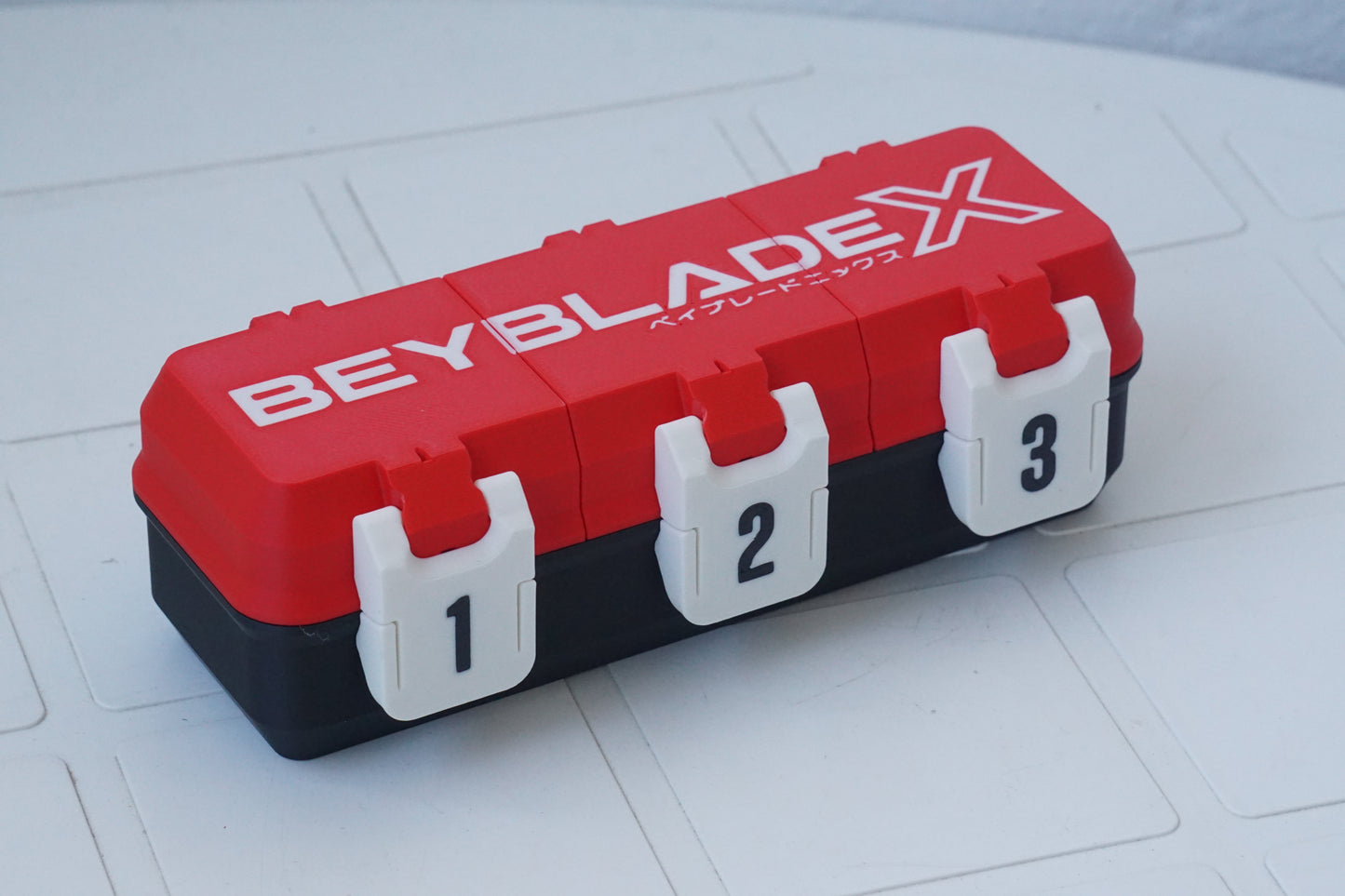 Beyblade X Organizer Storage Case for 3 Tops – Premium Storage Box