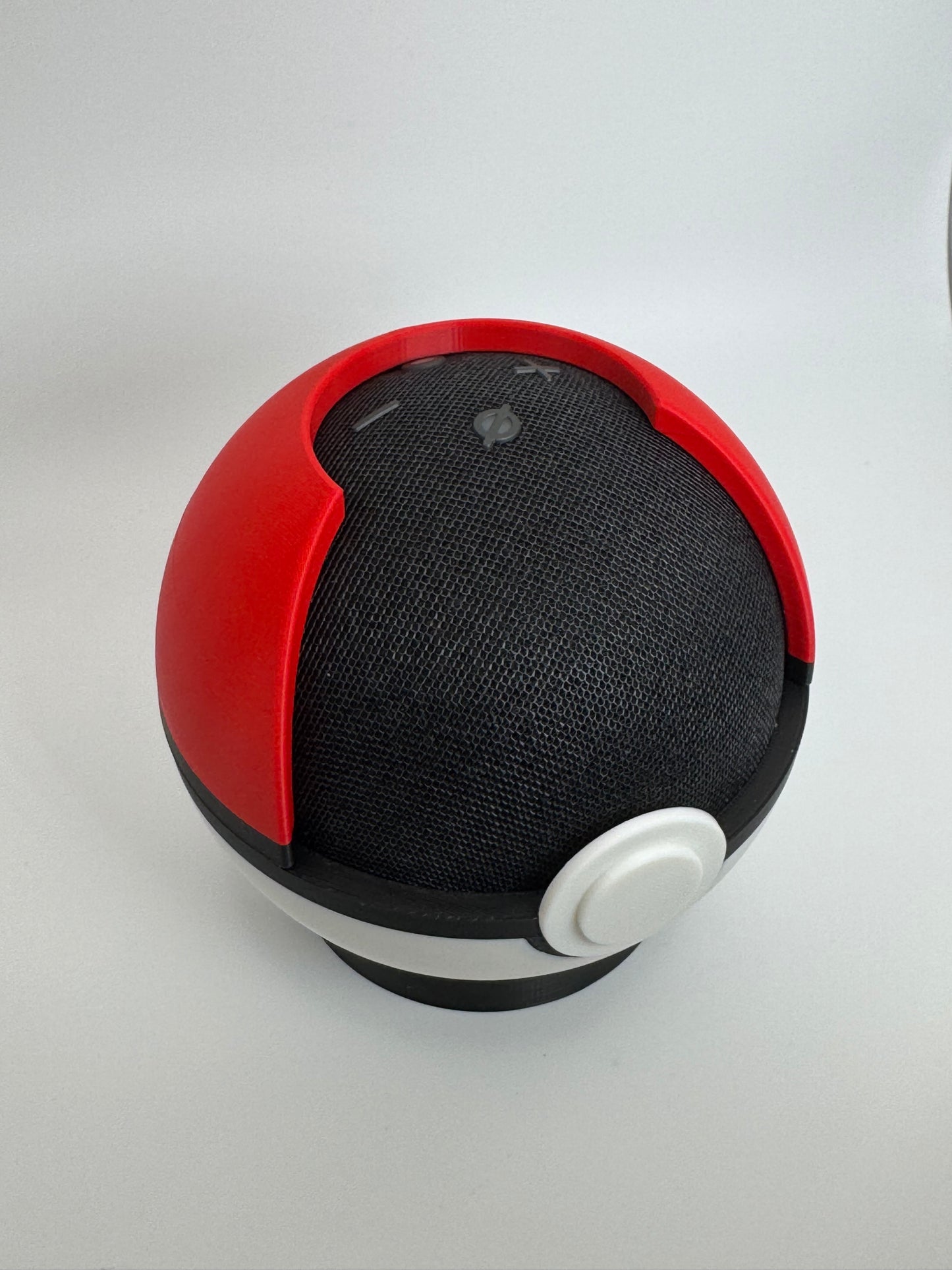 Dock Pokémon Poké Ball pour Amazon Echo Dot 5ème génération | Support d'enceinte Alexa imprimé en 3D | Décoration de salle de jeux