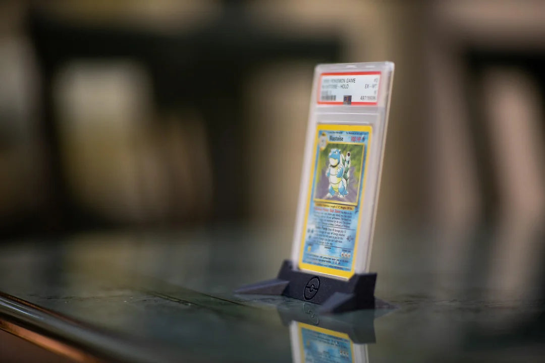 PSA & CGC Graded Card Display Stand | 3D Printed Trading Card Holder | Display Base for Pokémon, One Piece, Yu-Gi-Oh! & Sports Cards