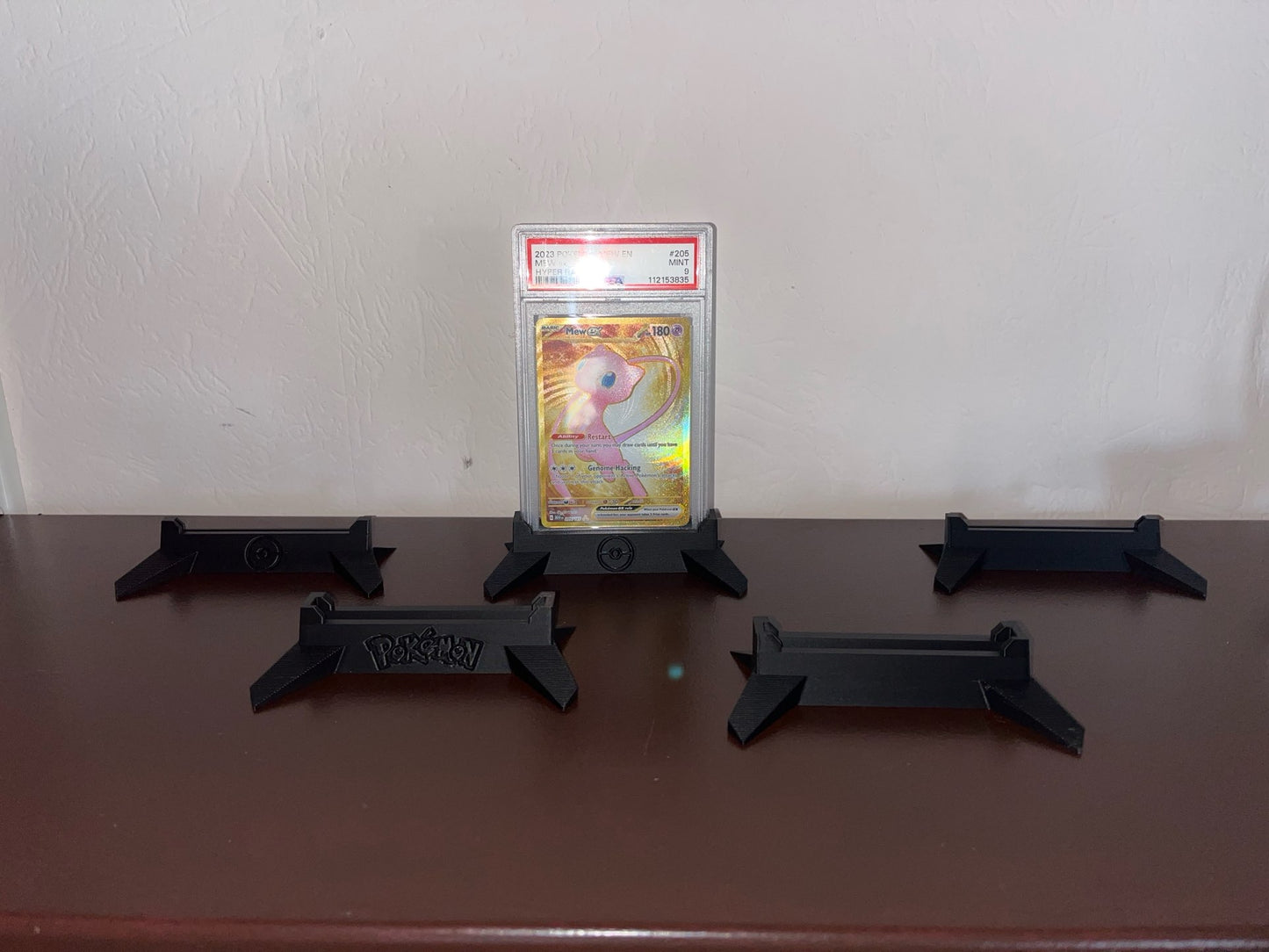 PSA & CGC Graded Card Display Stand | 3D Printed Trading Card Holder | Display Base for Pokémon, One Piece, Yu-Gi-Oh! & Sports Cards