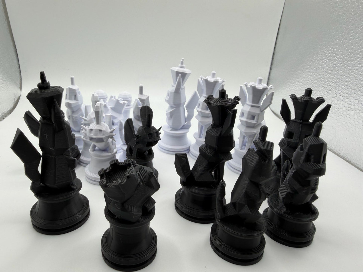 Pokémon Chess Set | 3D Printed Chess Board & Pokémon Figures
