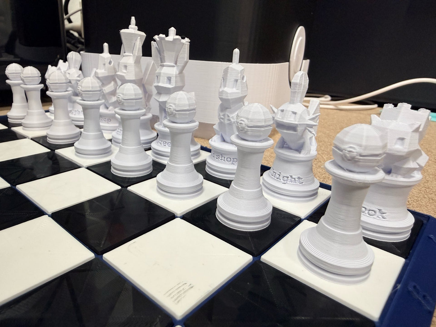 Pokémon Chess Set | 3D Printed Chess Board & Pokémon Figures