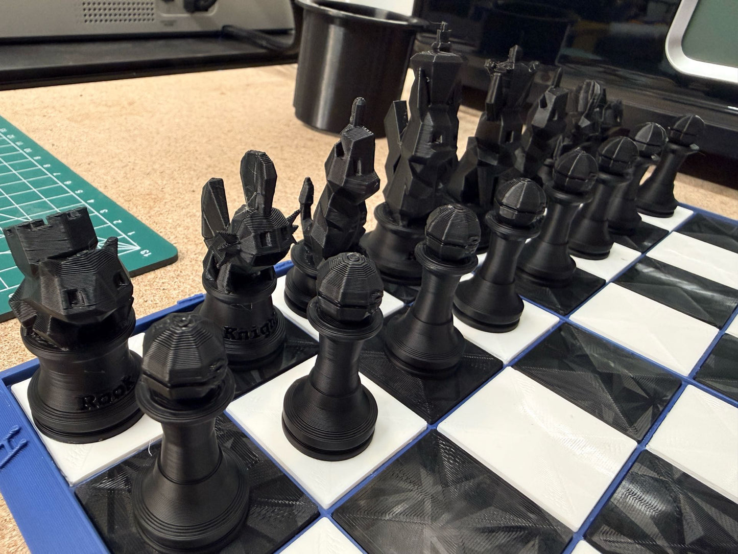 Pokémon Chess Set | 3D Printed Chess Board & Pokémon Figures