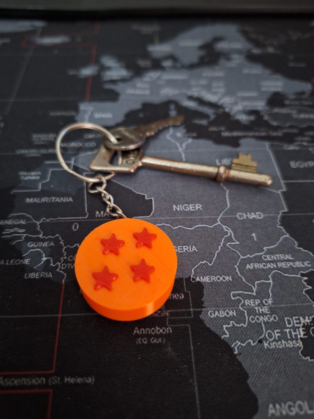 7 Dragon Balls Keychain Set – Dragon Ball 3D Printed Keychains | Complete 1–7 Star Collection | Anime Gift