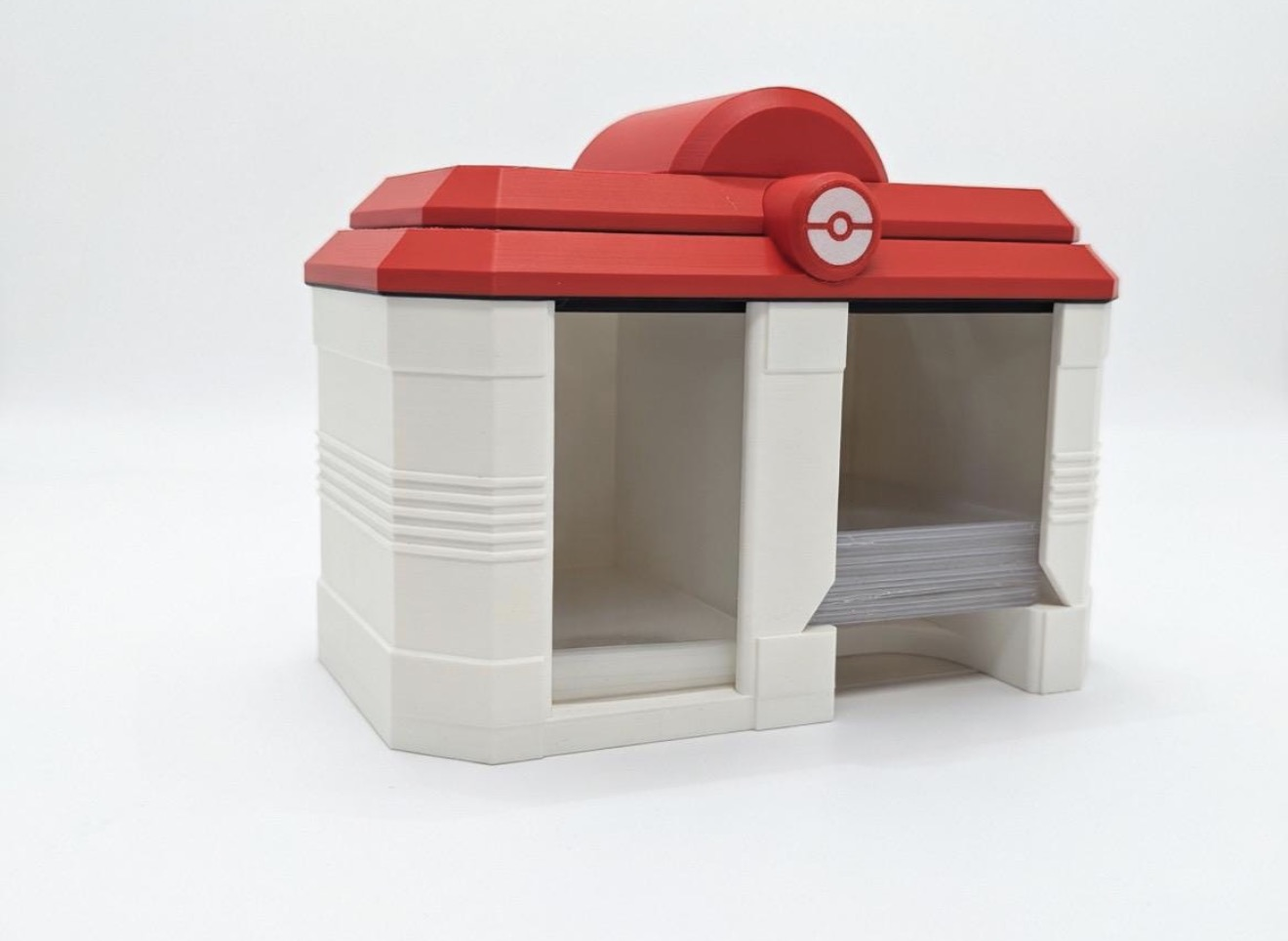 PokéCenter Toploader & Sleeve Dispenser Pokémon | 3D Printed Card Organizer