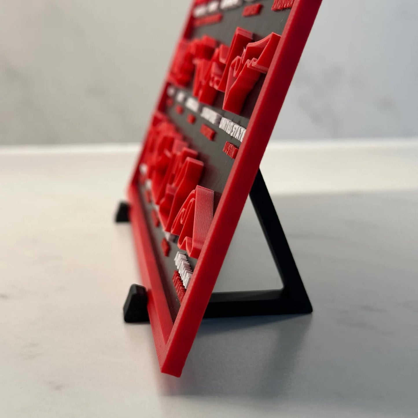 3D Printed F1 2026 Frame – Formula 1 Circuit Calendar