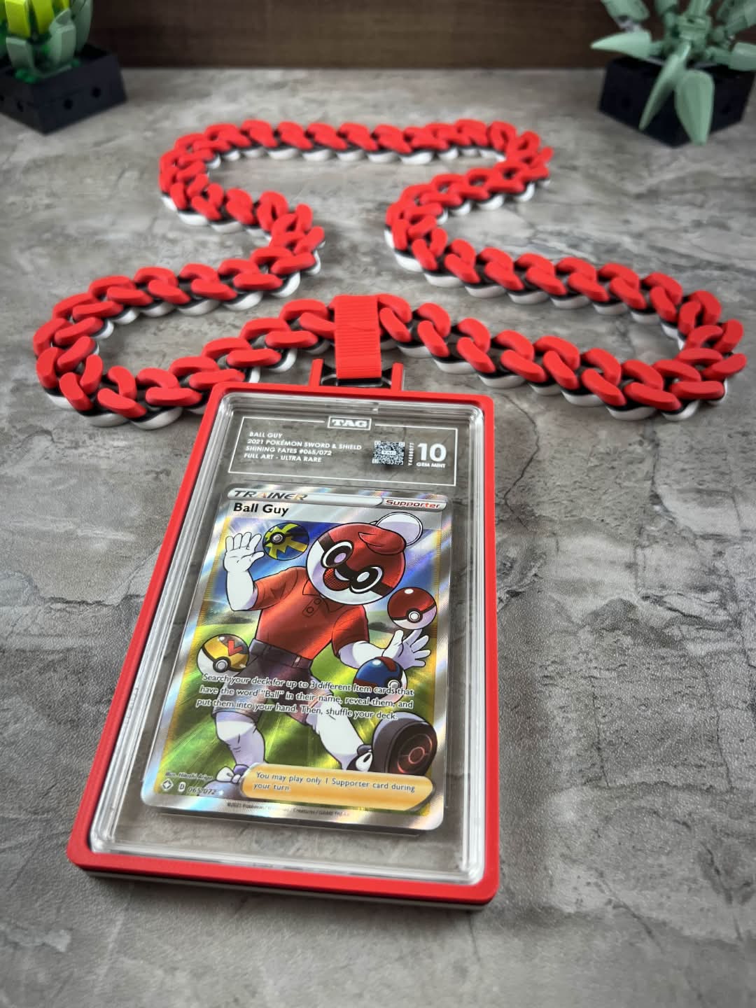 Graded Card Holder Necklace | Compatible with PSA, CGC, TAG, BGS and Toploaders